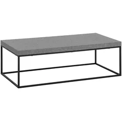 KADIMA DESIGN Couchtisch 120x60x38 cm Grau Sofatisch in Beton-Optik Modern, Design Wohnzimmertisch Rechteckig, Loungetisch Groß, Kaffeetisch