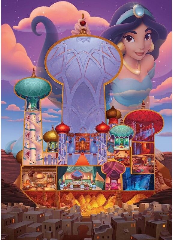 Ravensburger Puzzle 1000 pièces - Jasmine (Collection Château Disney Princ.)
