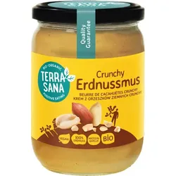 Terrasana Erdnussmus crunchy bio 500g