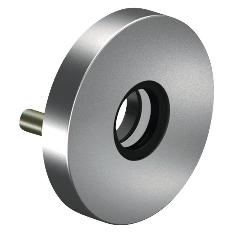 Ogro Drückerrosette 6501 23,5 DU AL Aluminium F1 Schildstärke 9 mm rund rund (Türgriff) (90055000289)