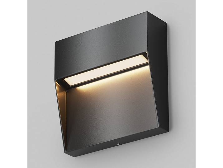 LED-Wandleuchte Mane 11 x 3 x 11cm Schwarz