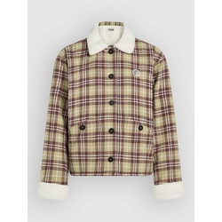 O'Neill O'Riginals Fleece Lined Jacke beige check flannel Gr. S