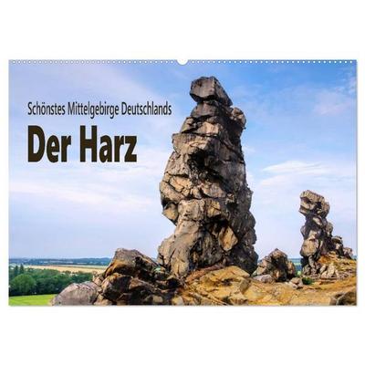Der Harz - Schönstes Mittelgebirge Deutschlands (Wandkalender 2027 DIN A2 quer), CALVENDO Monatskalender