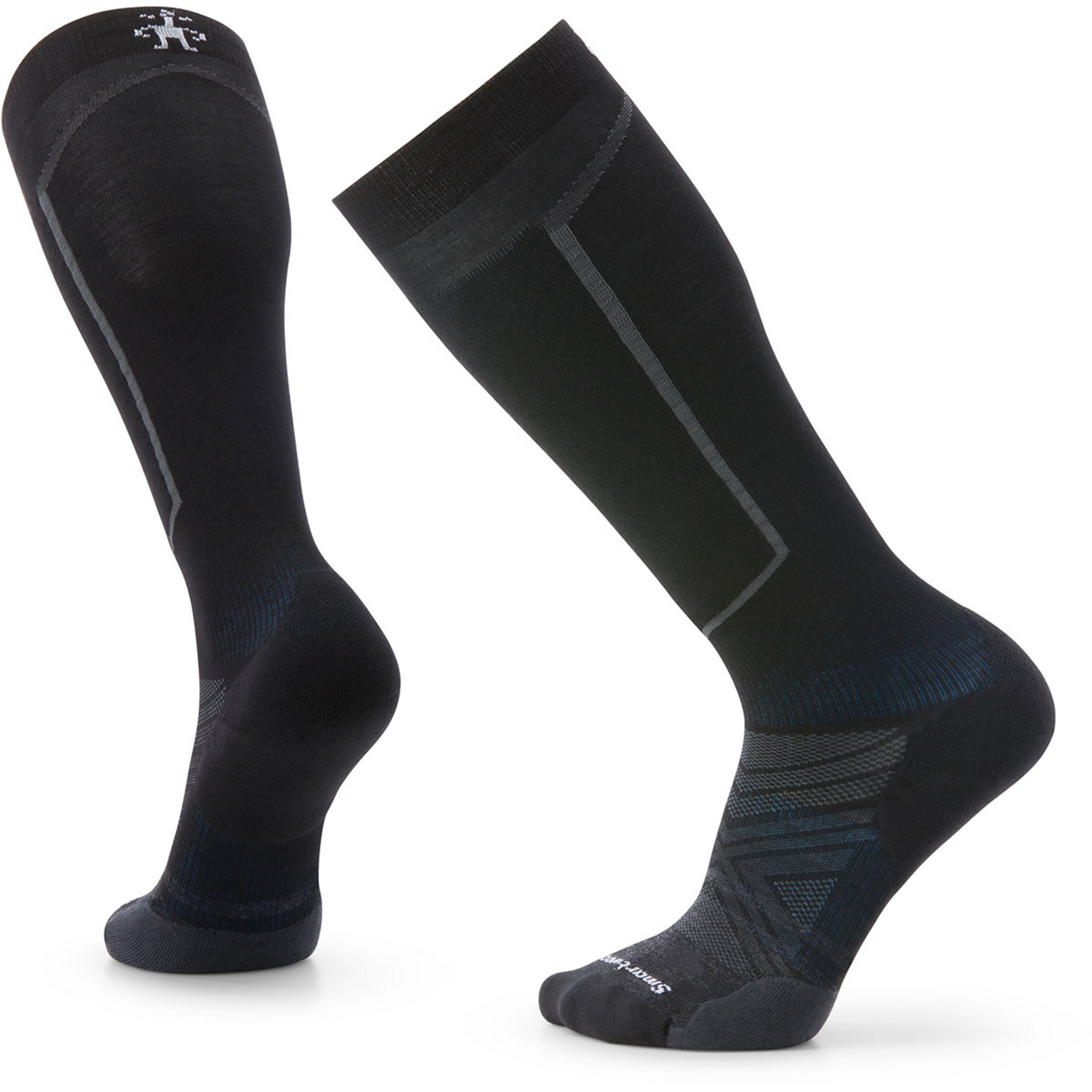 Smartwool Ski Targeted Cushion OTC Recycled Herren Skisocken schwarz Größe 38 Freeride | Skifahren Hautfreundlich Merinowolle