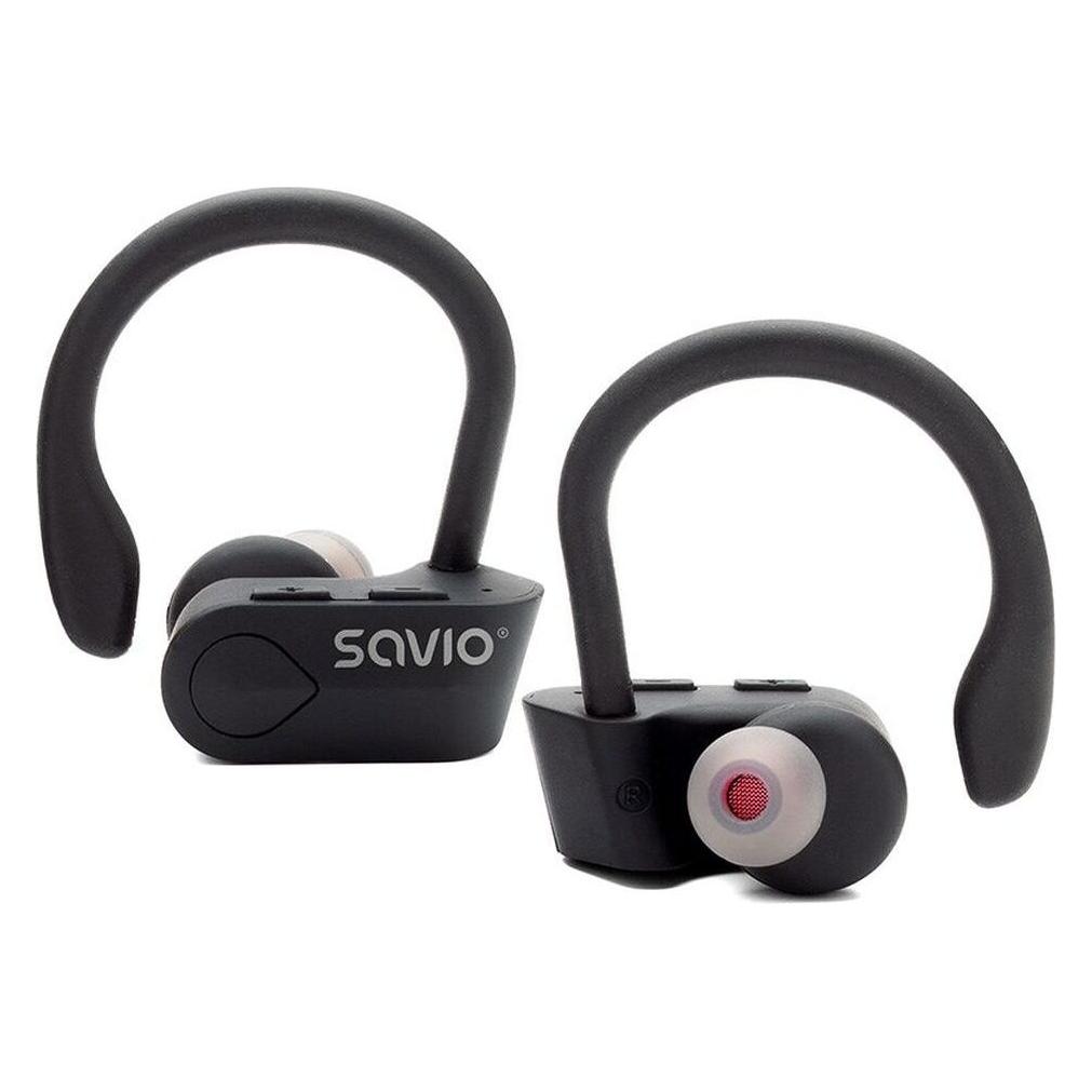 Savio TWS-03 Kabellose Bluetooth-Kopfhörer Schwarz (5 h, Kabellos) (TWS-03)