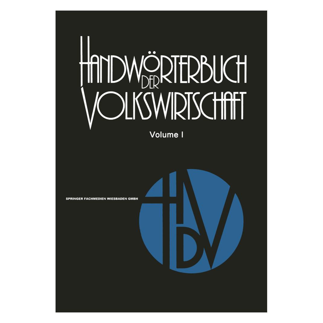 Gabler Handwörterbuch der Volkswirtschaft (Deutsch, Softcover, Rolf Rettig) (7842315)