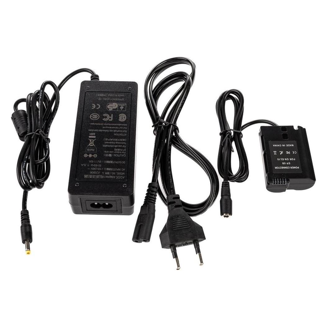 Caruba Nikon EN EL15 Volldecodierung Dummy Akku +EP 5B Netzadapter (US Standard) (Kamera Akku) (22735645)