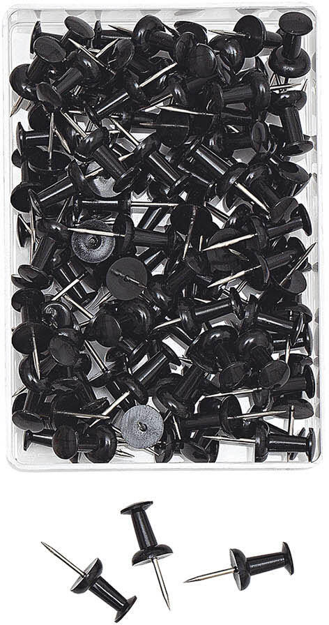 WEDO Pinnnadeln schwarz 54201