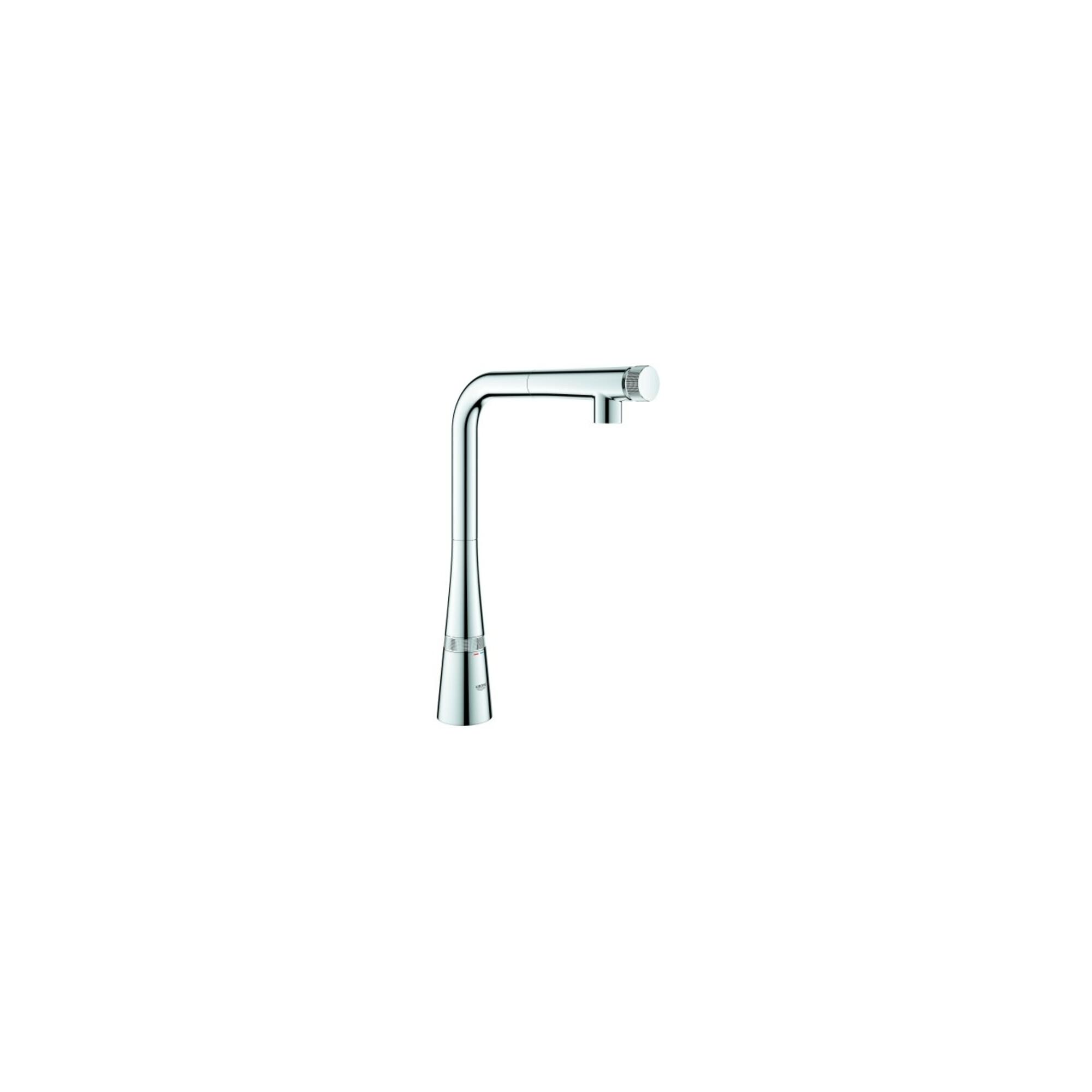Grohe Spültischmischer Zedra SmartC herausz. Ausl. mit Laminarstrahl, chrom (31593002)