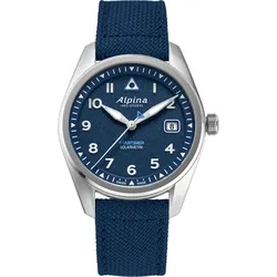 Alpina Startimer Collection Pilot Solarmetre 38mm AL-140BLW3S26 - blau,navy blau - 38mm