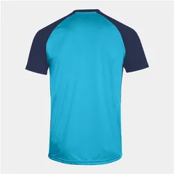 Joma, Herren, Sportshirt, Camiseta Manga Corta Tiger T-Shirt (M), Blau, Türkis