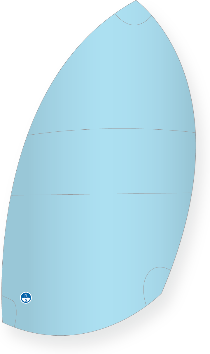 North Sails VX ONE DESIGN ASYMMETRIC Light Blue