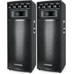 McGrey PowerDJ-212 Passiv-Box, Paar 2 x 800W