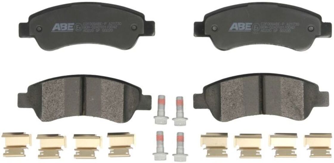 Bremsbelagsatz ABE C2F009ABE-P, Hinten