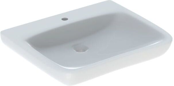 Geberit Renova Comfort Waschtisch 258567000 65x55cm, weiss, ohne Überlauf, unterfahrbar