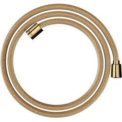 hansgrohe, Duschschlauch, AXOR ShowerSolutions Textilbrauseschlauch, 1600mm, konische und zylindrische Mutter, 28259 (160 cm)
