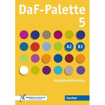 DaF-Palette 5: Adjektivdeklination, Taschenbuch von Stella Tokmakidou, Hueber, 978-3-19-251684-9
