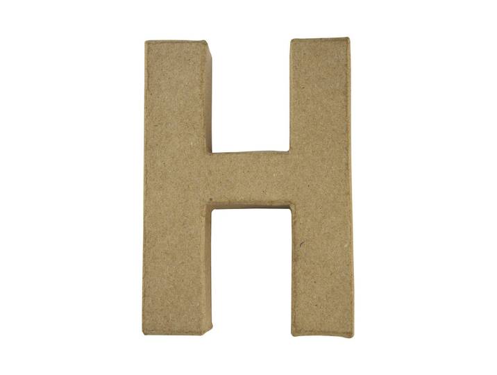 Rayher Pappmaché-Buchstabe H 15 × 10.5 × 3 cm