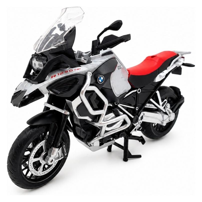 Pulio Motorrad MSZ 1/12 BMW R125GS Adventure Silber (10268707A/SL)