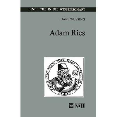 Adam Ries, Taschenbuch von Hans Wussing, Vieweg & Teubner, 978-3-8154-2500-8