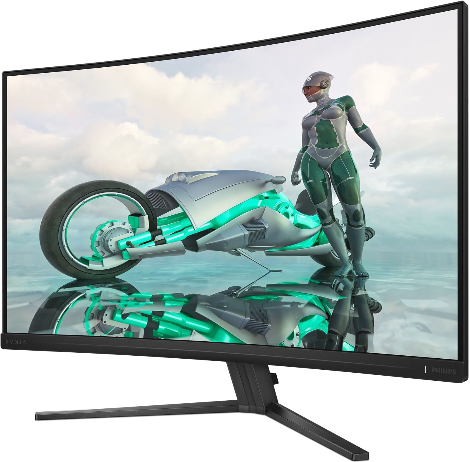 Philips Curved-Gaming-Monitor "32M2C3500L", Energieeffizienz: F, grau (dunkelgrau), Monitore, Curved-Gaming-Monitor