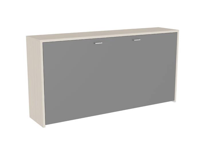 Klappbett Window Holzwerkstoff Eiche 90 x 200 cm - Möbel Konfigurator: Traummöbel individuell zusammenstellen - Klappbett