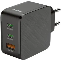 Hama Schnellladegerät 2x USB-C / 1x USB-A QC 65 W