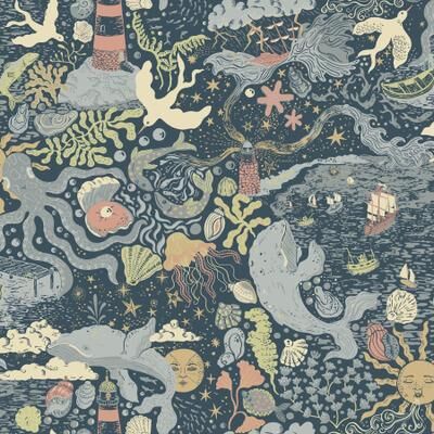 York Wallcoverings Stjarnhimmel Light Green Wallpaper