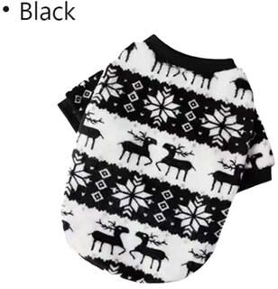 Uplifted Finds Soft Heart Print Flannel Pet Vest black l