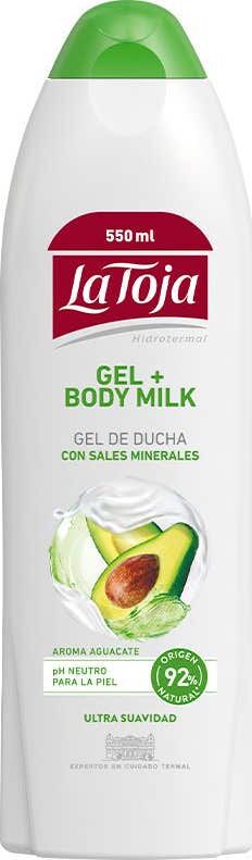 La Toja Gel + Body Milk Gel de Ducha Aguacate 550ml