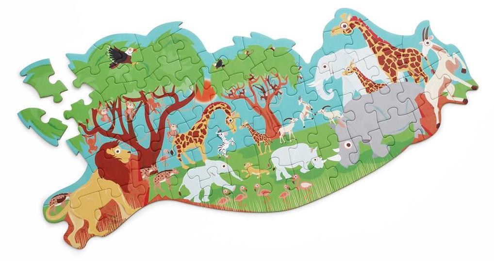 SCRATCH Contourpuzzel - Safari
