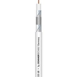 Sommer Cable 601-0970C Koaxialkabel Außen-Durchmesser: 6.8 mm RG6 75 Ω 120 dB Weiß Meterware