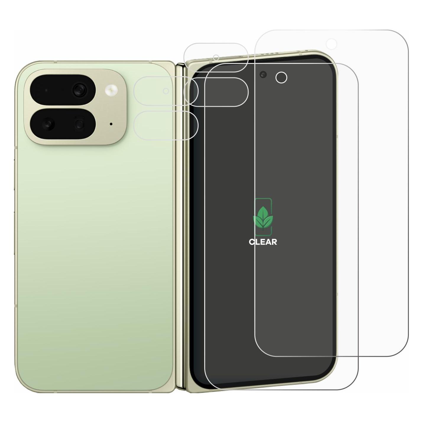 ScreenLeaf Schutzfolie für Google Pixel 10 Pro Fold (Display+Kamera) Displayschutz Display Schutz Folie Klar (2 Stk., Google Pixel 10 Pro Fold) (6160272)