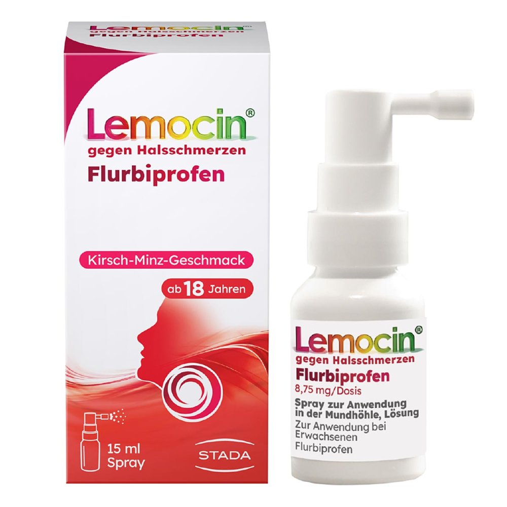 STADA Consumer Health Deutschland GmbH Lemocin Flurbiprofen Spray gegen Halsschmerzen 8,75mg/Dosis 18661506