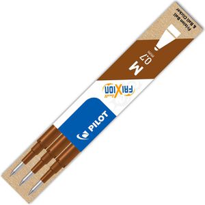 Pilot Tintenrollermine Frixion Ball Clicker 0.7, BLS-FR7, 0.35 mm, Schreibfarbe braun, 3 Stück