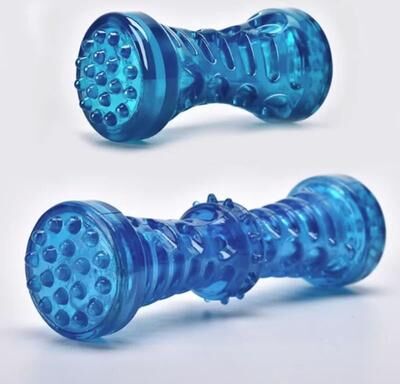 Uplift Picks Durable Dog Toothbrush Chew Toy Bite Resistant Dental Chew Toy For Dogs blue 2 Pcs
