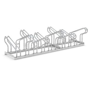 WSM Fahrradständer 2160, Bodenmontage / freistehend, Einstellparker, beidseitig, Breite 175cm, für 10 Fahrräder