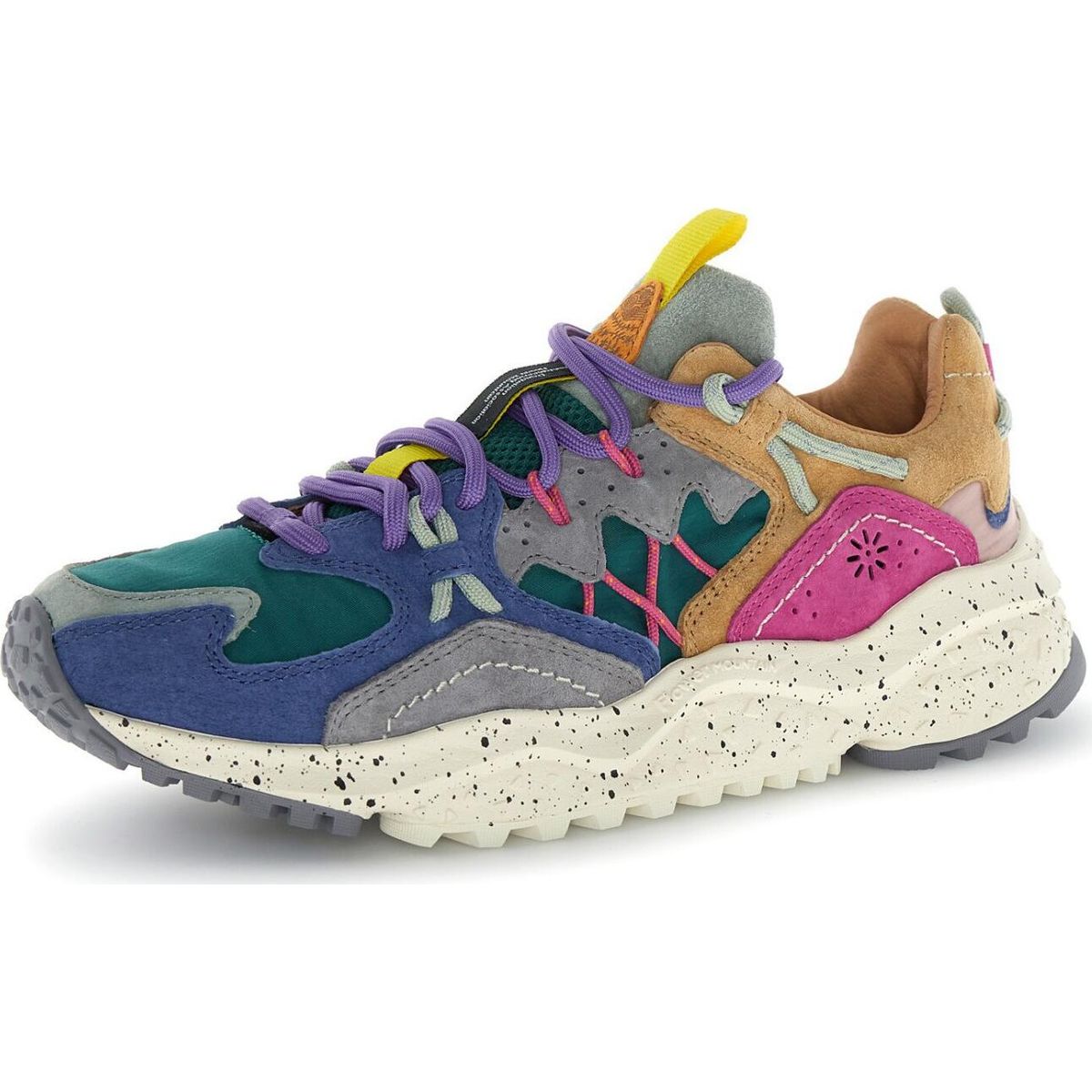 Flower Mountain Yamabushi Woman anthracite-green-purple (03-1B74) 35 2019510-03-1B74-35