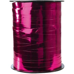 Clairefontaine Spule Geschenkband, Metallic, 7mm x 250m - Zyklamenrot 602008C