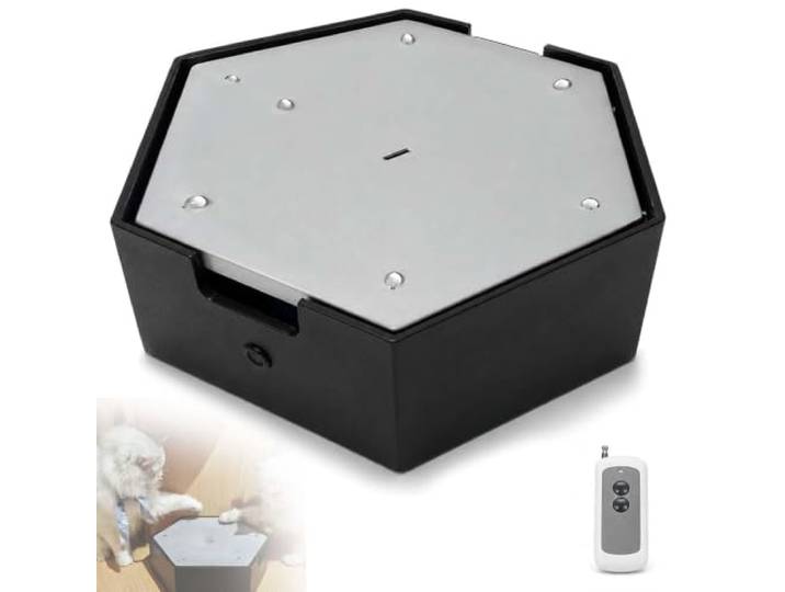 Wasserspielzeug Für Katzen Im Innenbereich, 400-Ml-Wasserreservoir Automatischer Wassertropfen-Katzenflitzer, Fernbedienung, Leiser Pumpe Für Wohnungskatzen Hunde, Wohnzimmer, Schlafzimmer