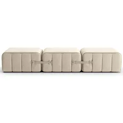 Curt Sofaset JET Grau / Beige