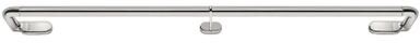 Innovative Wrap Around Curtain Rod - Dylan 66-120 by Achim Home Décor in Brushed Nickel