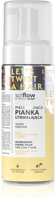 so!flow Curly Hair Nourishing Fixing Foam mousse pour cheveux bouclés 170 ml