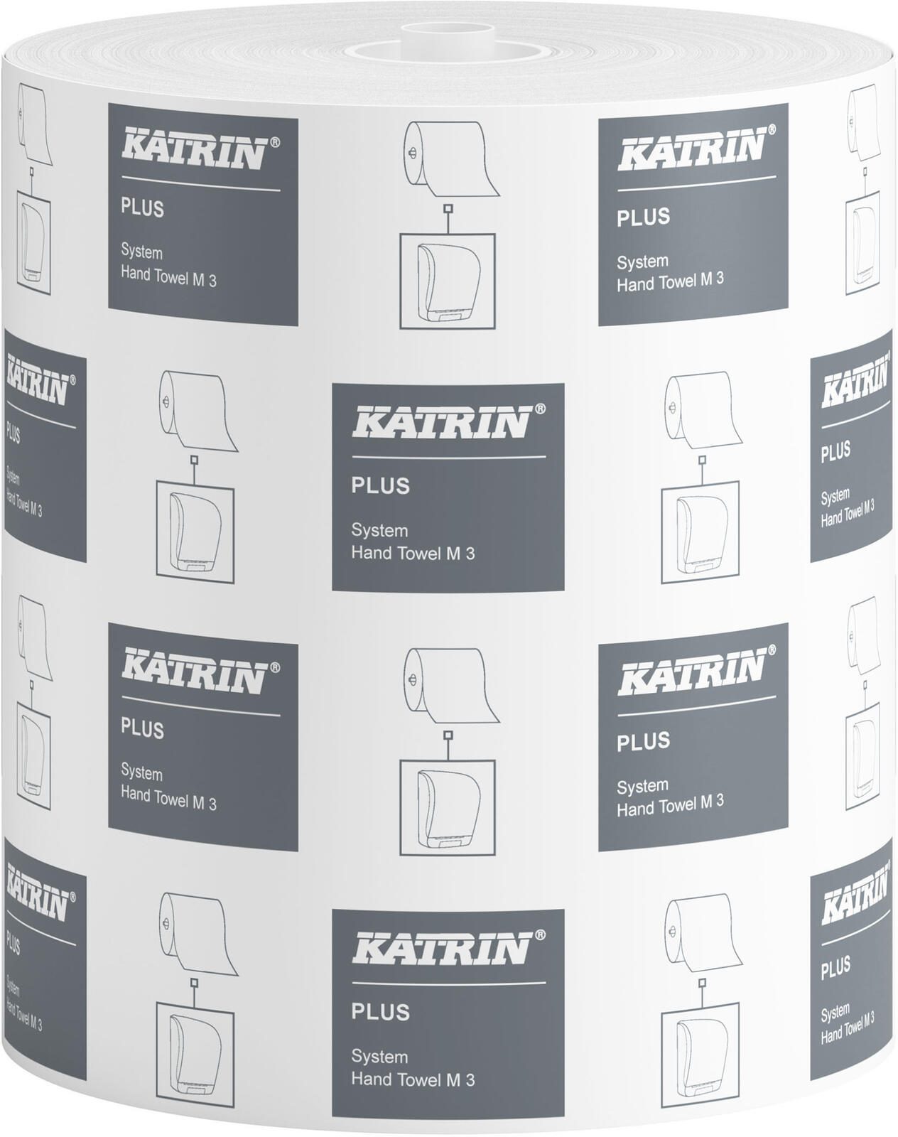 KATRIN Handtuchrollen 3-lagig weiß 38015