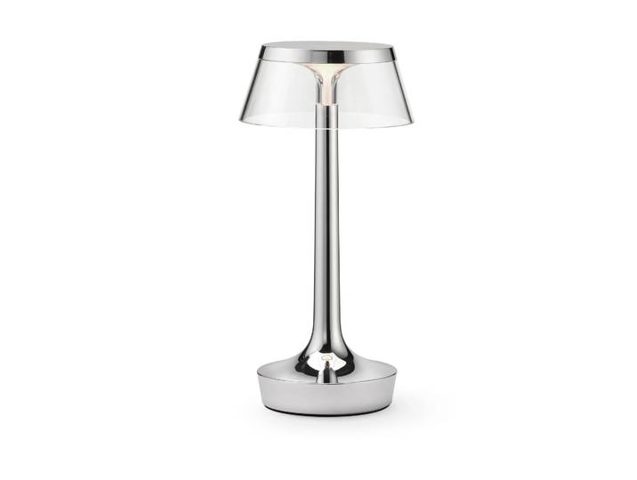 Flos Lampe de table Bon Jour Unplugged Chrome