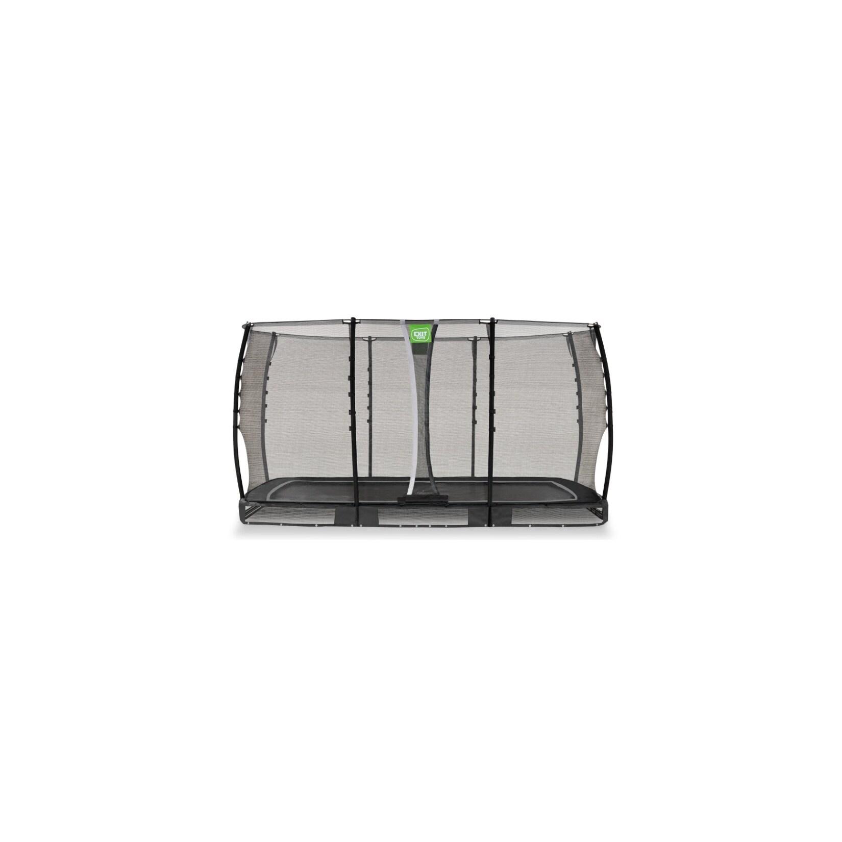 EXIT Allure Classic Bodentrampolin 214x366cm - schwarz