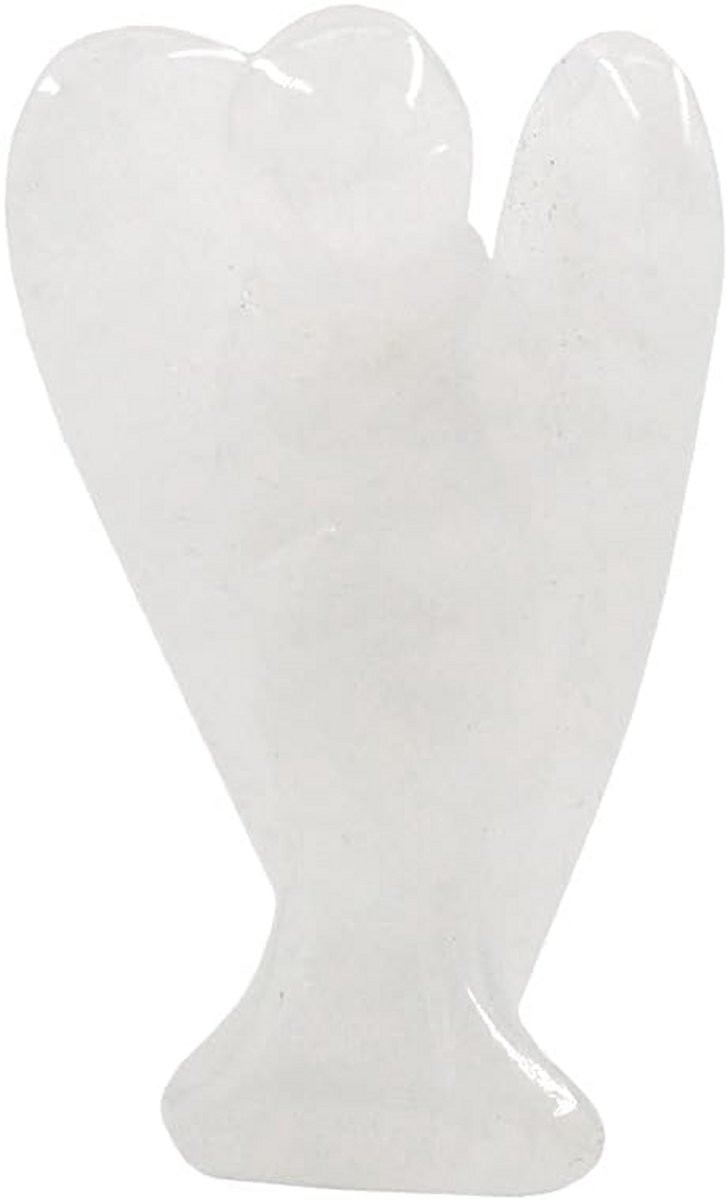 Handgesneden Kristallen Engel Figuur voor Geluk en Bescherming - 3,8 cm