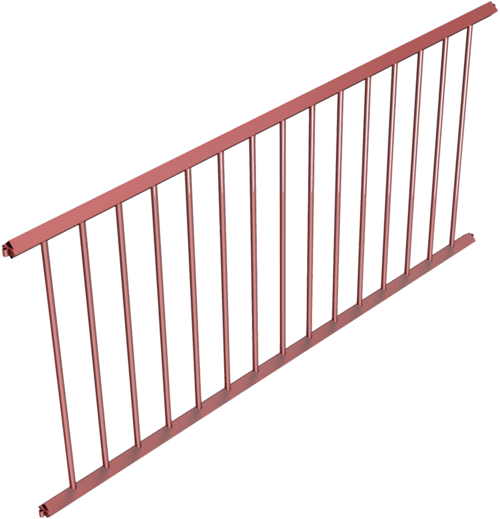 Schake Schutzzaun, Gitter 2000mm rot, beschichtet (418_20BR)