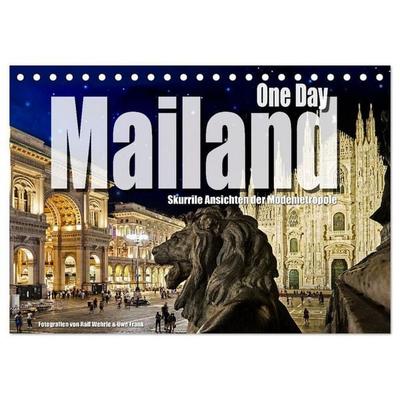 One Day Mailand (Tischkalender 2027 DIN A5 quer), CALVENDO Monatskalender