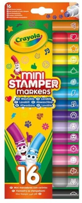 BRINQUEDO CRAYOLA MINI MARC ESTAMP 16